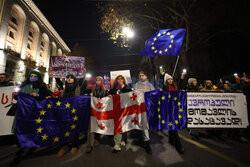 Proeuropejska demostracja w Tbilisi