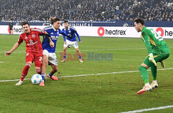 Dawid Kownacki z golem w meczu z Schalke 04