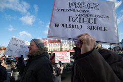 Protest Tak dla edukacji! Nie dla deprawacji! w Gdańsku