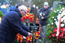 Pogrzeb Stanisława Tyma