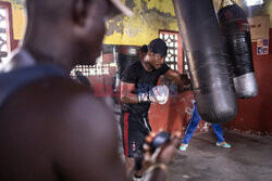 Kluby bokserskie w Akrze - AFP