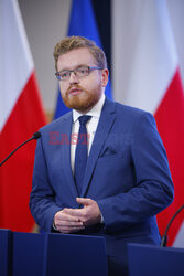 Konferencja wicepremiera i ministra cyfryzacji Krzysztofa Gawkowskiego