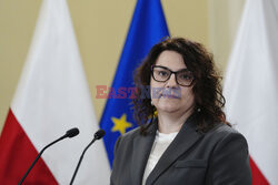 Konferencja Ministra Sprawiedliwości i Dyrektor Departamentu Prawa Europejskiego