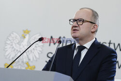 Konferencja Ministra Sprawiedliwości i Dyrektor Departamentu Prawa Europejskiego