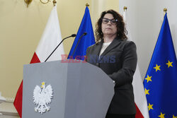 Konferencja Ministra Sprawiedliwości i Dyrektor Departamentu Prawa Europejskiego