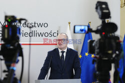 Konferencja Ministra Sprawiedliwości i Dyrektor Departamentu Prawa Europejskiego