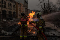 Rosyjski atak rakietowy na Kijów