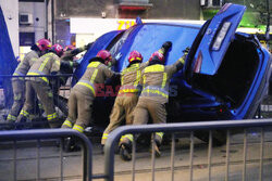 Wypadek na Targowej w Warszawie