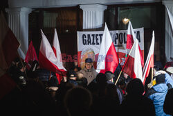 Protest przeciwko decyzji PKP, Gdańsk