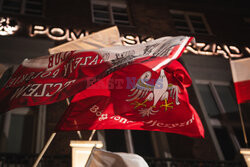 Protest przeciwko decyzji PKP, Gdańsk