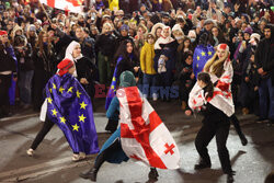 24. dzień protestów w Gruzji