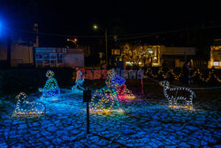 Zimowy festiwal światła w Alberobello