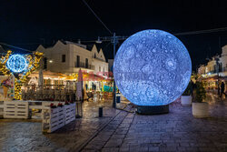 Zimowy festiwal światła w Alberobello