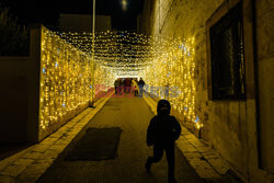 Zimowy festiwal światła w Alberobello