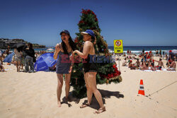 Boże Narodzenie na Bondi Beach w Australii