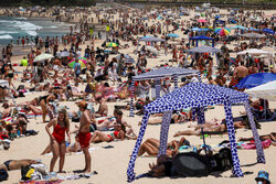 Boże Narodzenie na Bondi Beach w Australii