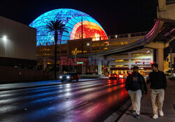 Świąteczna Sfera w Las Vegas