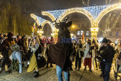 Korowód kolędniczy w Krakowie