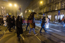 Korowód kolędniczy w Krakowie