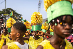 Barwny karnawał w nigeryjskim Calabar - AFP