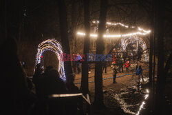 Iluminacje Świąteczne w Parku Oliwskim