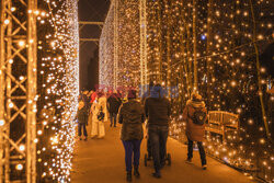 Iluminacje Świąteczne w Parku Oliwskim