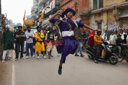 Procesja religijna w Varanasi