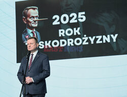 Konferencja PiS - rok Tuskodrożyzny