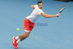 Hubert Hurkacz na United Cup w Sydney