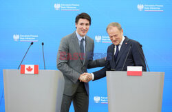 Premier Kanady Justin Trudeau z wizytą w Warszawie