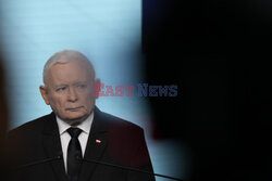 Konferencja prasowa Jarosława Kaczyńskiego i Mariusza Błaszczaka