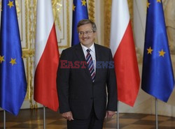Prezydent Bronisław Komorowski odbiera nominację
