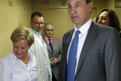 Jose Carreras w Toruniu wizyta w Szpitalu Miejskim