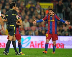 Messi zdobył trzy gole w meczu z Atletico Madryt.