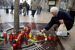 Interwencja Strazy Miejskiej pod Palacem Prezydenckim