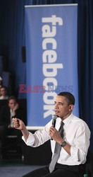 Barack Obama w siedzibie Facebooka