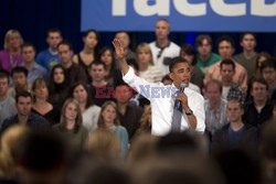 Barack Obama w siedzibie Facebooka