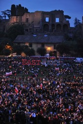 Beatyfikacja JPII - wieczorne czuwanie na Circo Massimo