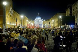 Beatyfikacja JPII - wieczorne czuwanie na Circo Massimo