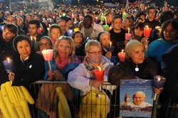 Beatyfikacja JPII - wieczorne czuwanie na Circo Massimo