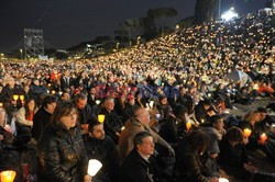 Beatyfikacja JPII - wieczorne czuwanie na Circo Massimo