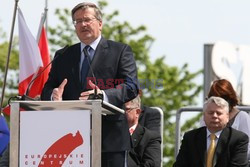 Prezydent RP Bronisław Komorowski w Gdańsku