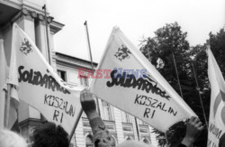 Strajki i demonstracje Solidarności