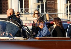 Tina Turner arriving in Venice