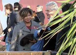 Tina Turner arriving in Venice