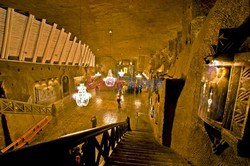 KOPALNIA SOLI W WIELICZCE;  The historic Salt Mine in Wieliczka.