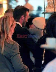 David and Victoria Beckahm with daughter in New York