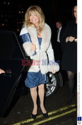 Goldie Hawn leaving the The Hawn Foundation fundraising gala 