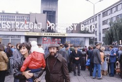 Strajki i demonstracje Solidarności