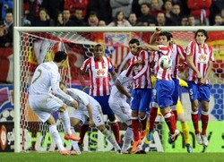 Atletico Madrid against Real Madrid 